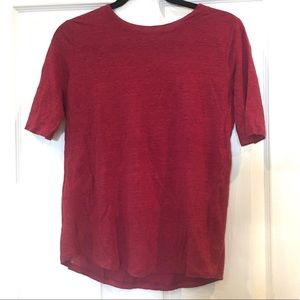 Loft 100% linen Red t-shirt